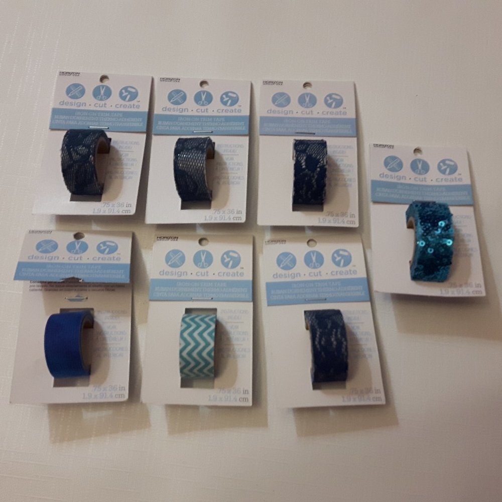 Design Cut Create Iron On Trim Tape LOT Crafts